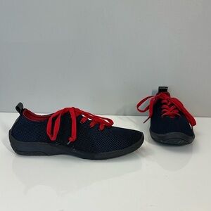 Bernie Mev. Navy Mesh Sneakers Size 38(7.5-8)